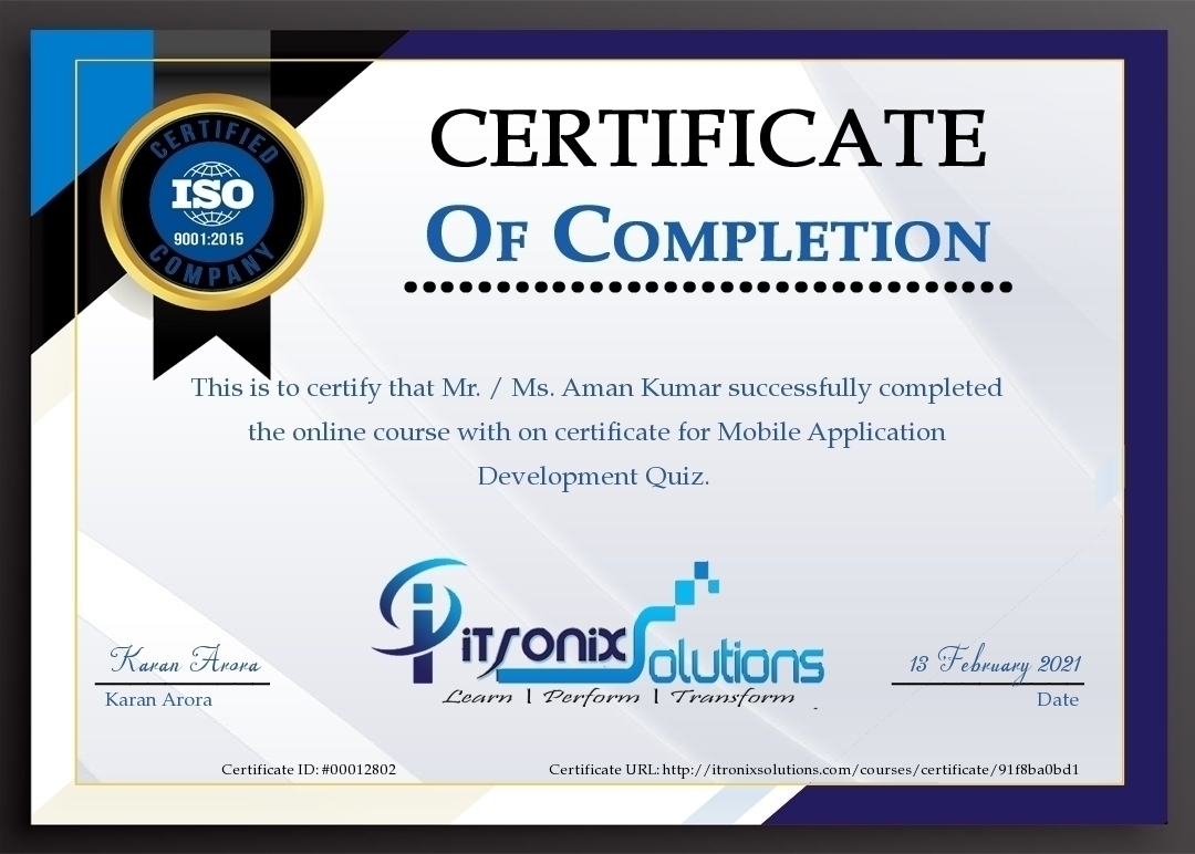 Web Accessibility Certificate